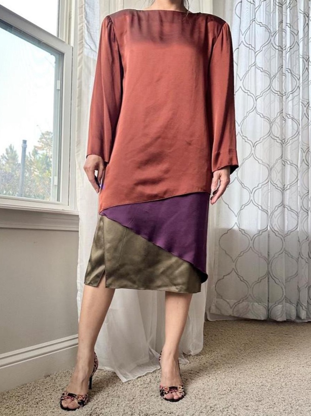 VTG Colorblock Dress